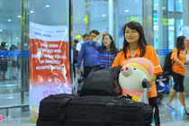 Hình ảnh những cô gái vàng Việt Nam sau trận thắng Thái Lan