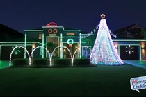 Ngôi nhà nhấp nháy đèn theo điệu Gangnam Style