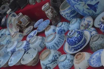 Trọn bộ đồ gốm cổ bạc triệu hút khách nhà giàu