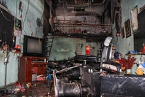 Hiện trường nơi đôi tình nhân thương vong sau tiếng nổ lớn