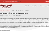 Học sinh lớp 1 trường GateWay tử vong: Nhà trường sợ trách nhiệm hay hành xử non kém?