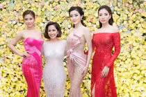 Kỳ Duyên quyến rũ hội ngộ Huyền My, Diễm Trang 