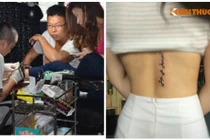 Cận cảnh các bước “thai nghén” hình xăm hút giới trẻ