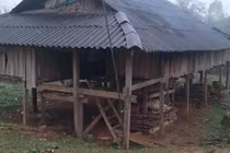 Căn nhà của gia đình chị Thỏa, nơi xảy ra sự việc.