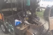 Ô tô tông xe thương binh ở Hà Nội: Trích xuất camera truy tài xế