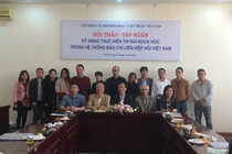 Vusta tổ chức Hội thảo Kỹ năng thực hiện tin, bài khoa học trong báo chí