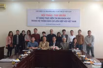 Vusta tổ chức Hội thảo Kỹ năng thực hiện tin, bài khoa học trong báo chí