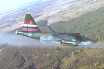 Xem tên lửa thi nhau rời bệ phóng từ tiêm kích Nga