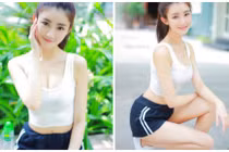 Nữ sinh đại học khoe ba vòng bao cô gái ao ước