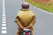 Video: Phẫn nộ thanh niên buông tay, làm xiếc trên đèo Prenn 