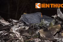 Mảnh vỡ trực thăng UH-1 được đưa khỏi hiện trường?