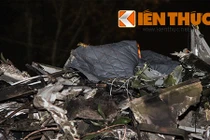 Mảnh vỡ trực thăng UH-1 được đưa khỏi hiện trường?