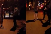 Nam thanh niên bị mẹ bạn gái đánh vì đi chơi đêm