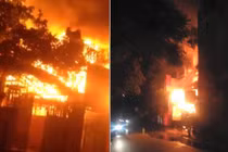 Hà Nội: Cháy nhà hàng, phát tiếng nổ lớn