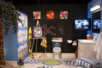 Trang trí phòng tắm siêu đáng yêu khiến các bé mê mẩn