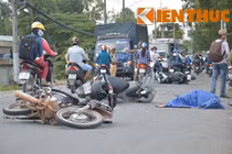 Đối tượng buôn lậu bị CSGT truy đuổi gây tai nạn liên hoàn