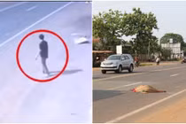 Clip: Kinh hoàng người đàn ông lao vào xe khách tự tử