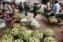 Hình ảnh ấn tượng trong chợ na lớn nhất miền Bắc