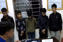 Bắt nhóm thiếu niên vác hung khí đòi nợ thuê