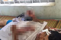 "Cát tặc" chém Xã đội trưởng nhập viện khi đang làm nhiệm vụ