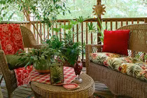 Trang trí hiên nhà rực rỡ sắc màu cho bốn mùa