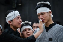 Đồng nghiệp, lái xe ôm, người chưa quen đến vĩnh biệt nữ lao công