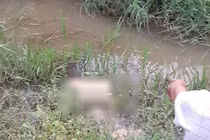 Phát hiện thi thể người đàn ông không mặc áo, nằm úp