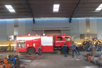 Cháy kho hàng nhà máy thép Trường Long, công nhân tháo chạy