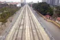 Xem diện mạo tuyến metro Nhổn - ga Hà Nội từ trên cao