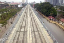 Xem diện mạo tuyến metro Nhổn - ga Hà Nội từ trên cao