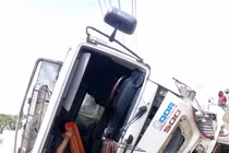 Bình Thuận: Tài xế ngủ gật thoát chết may mắn TNGT kinh hoàng