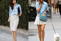 Tuyệt chiêu phối đồ với sơ mi denim vạn người mê