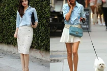 Tuyệt chiêu phối đồ với sơ mi denim vạn người mê
