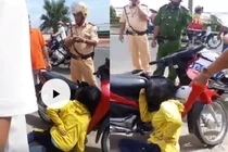 Xôn xao clip cô gái trúng đạn của CSGT Phú Yên
