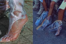 Sự thật đằng sau những đôi giày trong suốt sành điệu: Nóng và bốc mùi