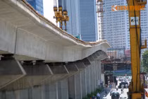 Xem đường sắt Cát Linh-Hà Đông uốn lượn bất thường như rắn