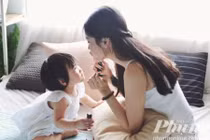 Bộ ảnh bên con gái của mẹ đơn thân 9X xinh đẹp