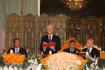 Tổng Bí thư, Chủ tịch nước thăm Đại tăng thống Tep Vong