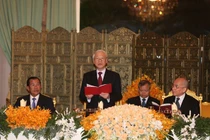 Tổng Bí thư, Chủ tịch nước thăm Đại tăng thống Tep Vong