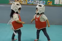 Siêu dễ thương trận đấu Taekwondo nhí