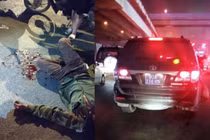 Nghi vấn ô tô biển xanh gây tai nạn rồi bỏ chạy