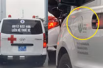 Bệnh viện Việt Đức thừa nhận dùng xe cấp cứu biển xanh cho thuê dịch vụ