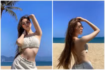 Nữ MC dẫn 3000 chữ không cần kịch bản lộ đôi chân "hút mắt"