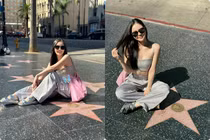 Tiểu thư RMIT Đà Nẵng diện áo lộ eo trong chuyến du lịch Mỹ