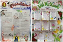 Ngày Nhà giáo Việt Nam nhìn lại báo tường nhớ thời đi học 