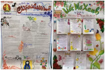 Ngày Nhà giáo Việt Nam nhìn lại báo tường nhớ thời đi học 