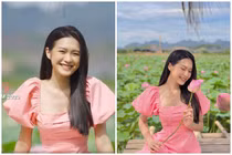 Xuất hiện trên VTV, nhan sắc bạn gái tin đồn Văn Hậu gây mê