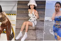 Hot girl Cà Mau lăng xê mốt áo xuyên thấu tôn dáng