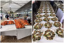 Cỗ cưới ở Bắc Ninh ngập cua hoàng đế, nhìn thôi mà bội thực