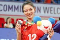 Hình ảnh đời thường của 4 hoa khôi bóng chuyền tại SEA Games 31